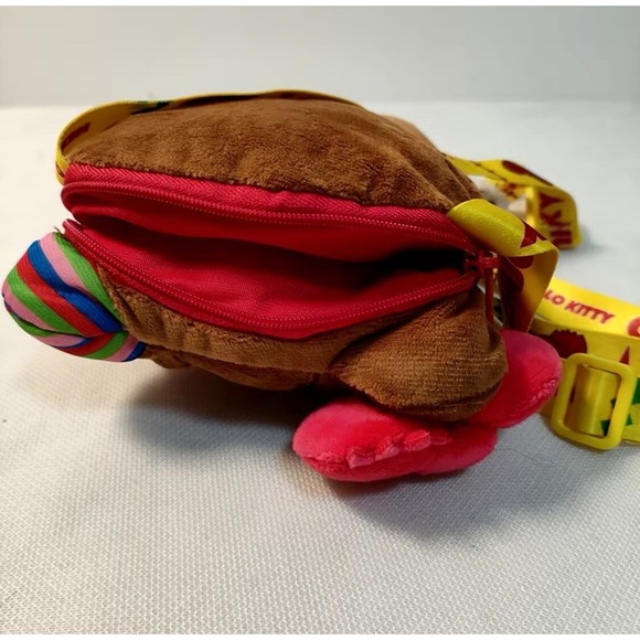 Cute Hello Kitty Zombie Bear Plush Doll Toy Bag Cell Phone Bag 23cm Halloween - Picture 3 of 7